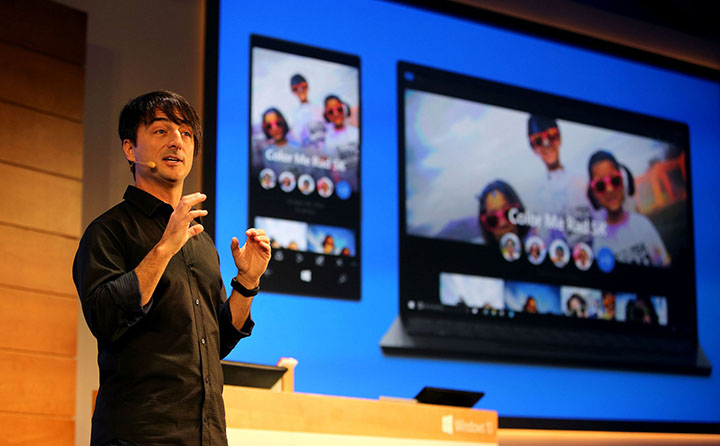 Microsoft's Joe Belfiore shows universal Windows 10 for phones and PCs