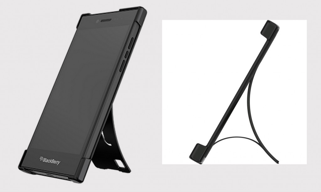 BlackBerry Flex shell converts to a vertical or horizontal stand
