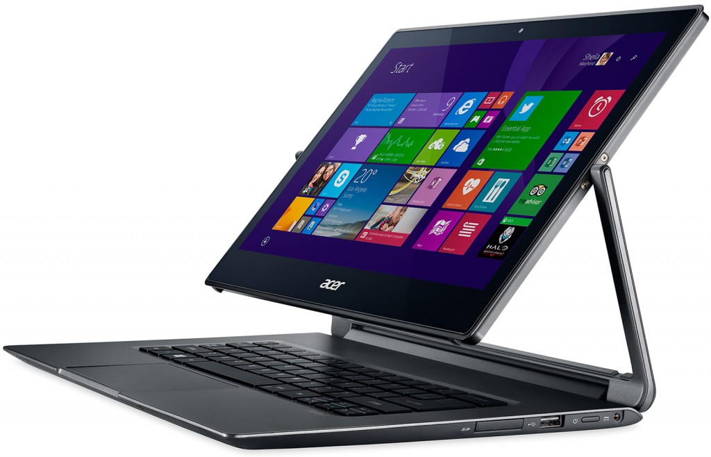 The Acer Aspite R13 is built for power and speed with unique swing frame that converts to a touch tablet, laptop working in cramped quarters