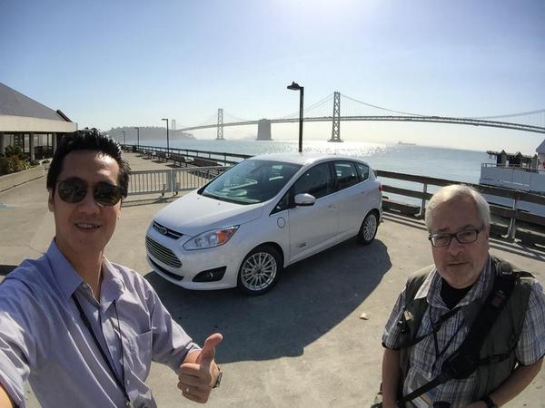 With SlashGear co-driver Vincent Nguyen testing Ford's new G-Max Energi in San Francisco