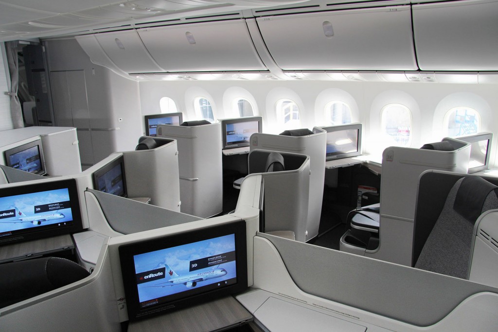 Air Canada Boeing Dreamliner Business Seats