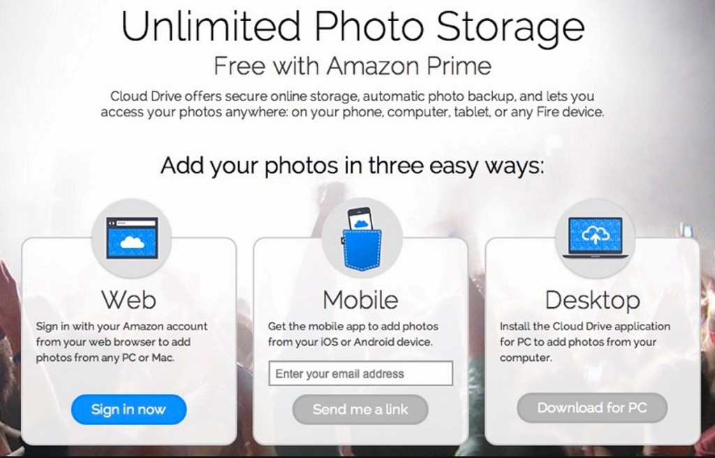 Amazon Prime for Canadians offers free two day delivery and unlimited photo storage
