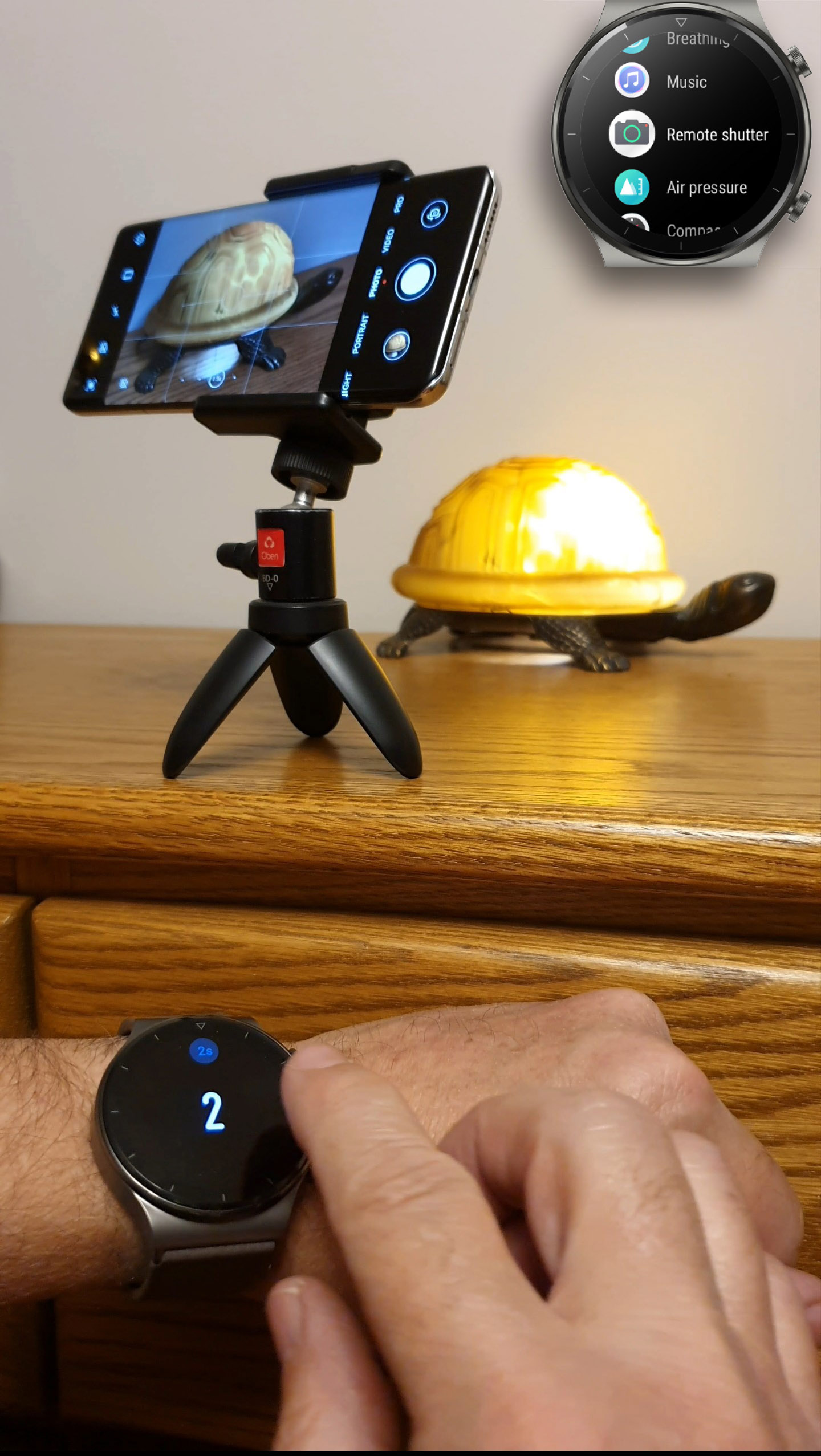 remote shutter huawei gt2